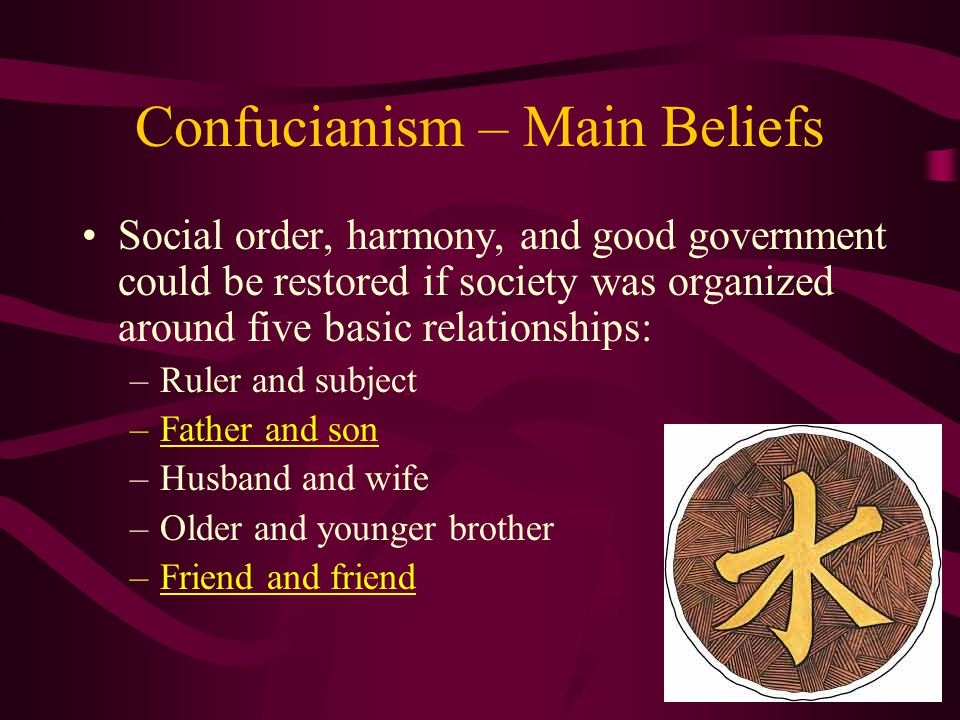 The genesis and basic beliefs of the religion of confucianism